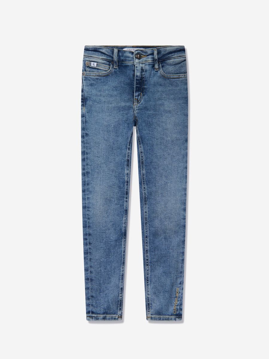 Girls Calvin Klein Jeans Jeans | Girls Mr Skinny Jeans In Blue