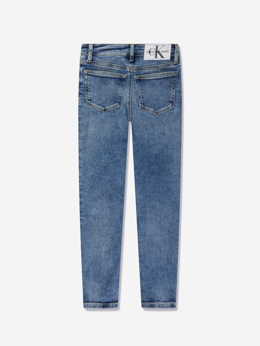 Girls Calvin Klein Jeans Jeans | Girls Mr Skinny Jeans In Blue