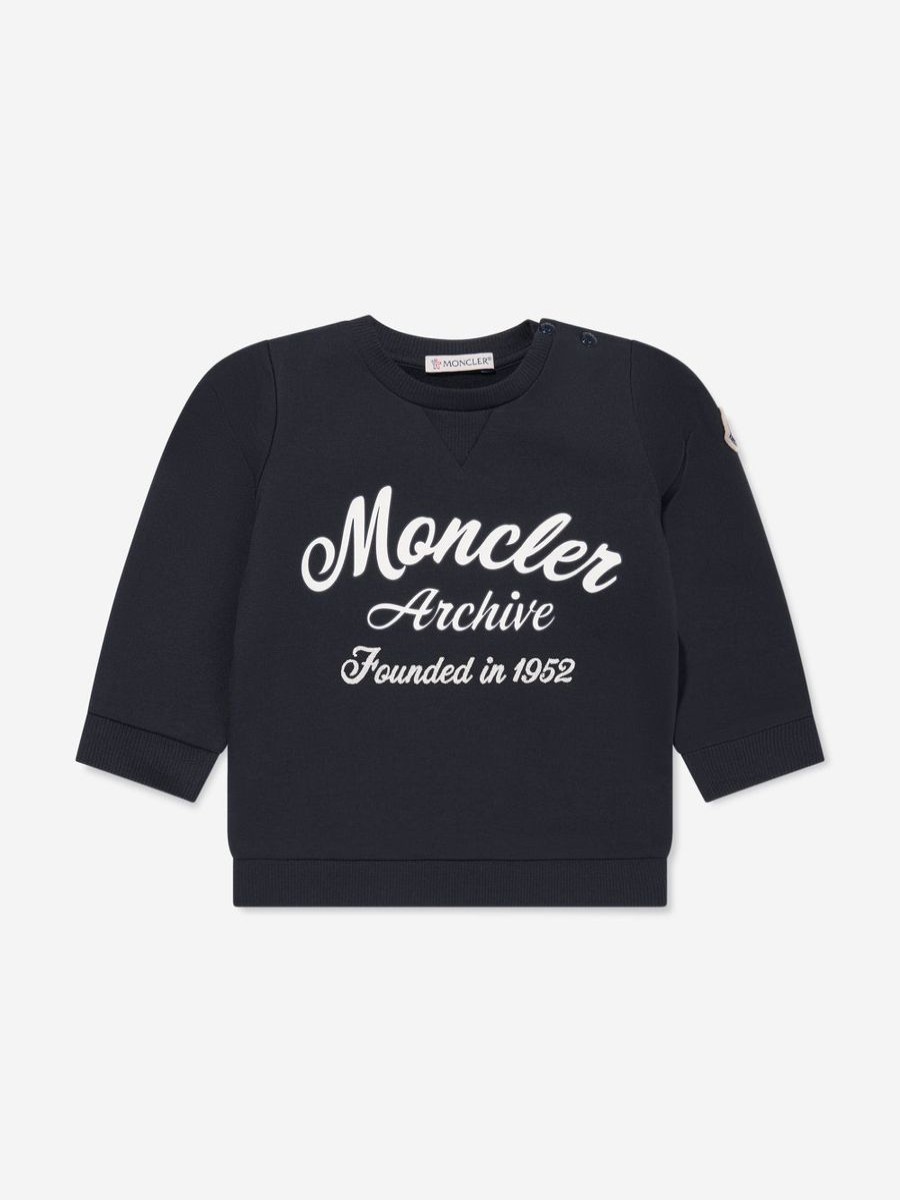 Baby Moncler Enfant Sweatshirts & Hoodies | Baby Boys Logo Sweatshirt In Navy