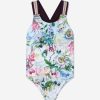 Teen Molo Swimwear | Girls Floral Print Neve Swimsuit In Multicolour