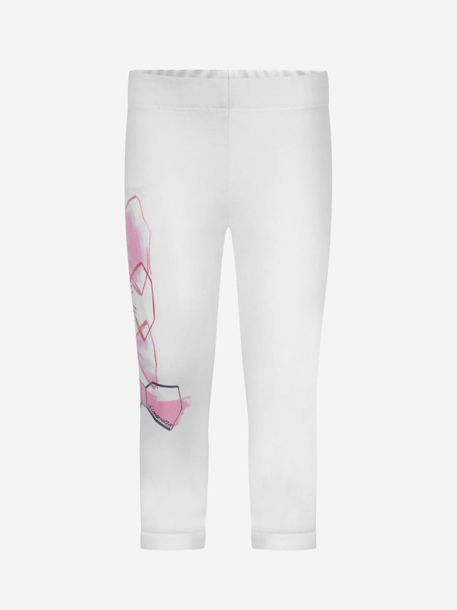 Girls Simonetta Trousers | Girls Bow Print Bottoms