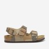 Teen BIRKENSTOCK Footwear | Boys Milano Geometric Camo Sandals In Brown