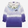 Teen Monnalisa Sweatshirts & Hoodies | Girls Hooded Sweater Dress In Blue