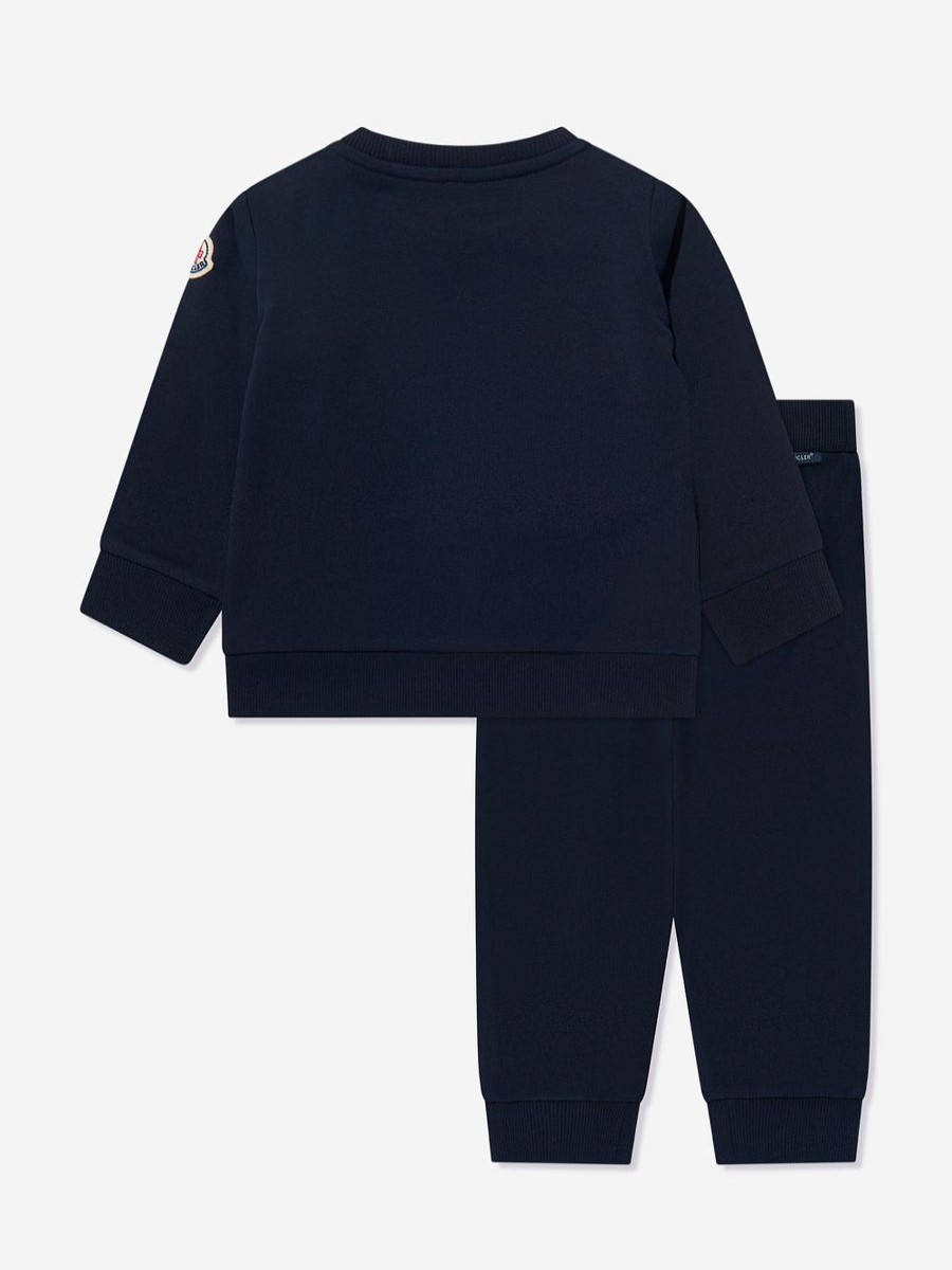 Baby Moncler Enfant Tracksuits | Baby Boys Logo Tracksuit In Navy