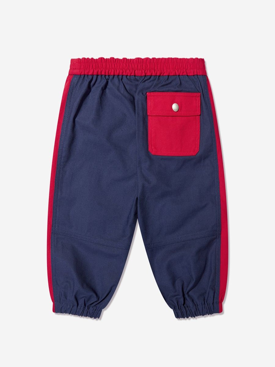 Baby Gucci Kids Sweatpants | Baby Boys Logo Joggers In Navy