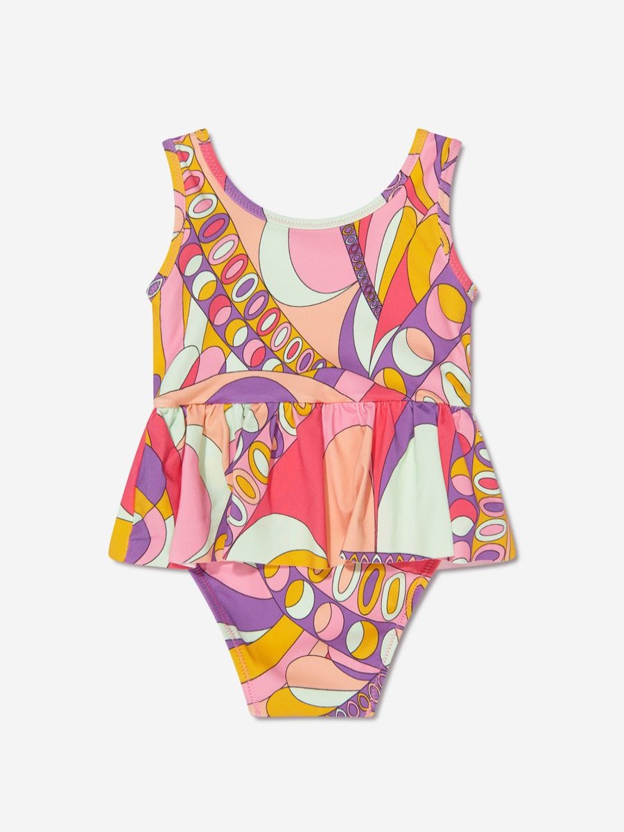 Baby Guess Swimwear | Baby Girls Swimsuit In Multicolour