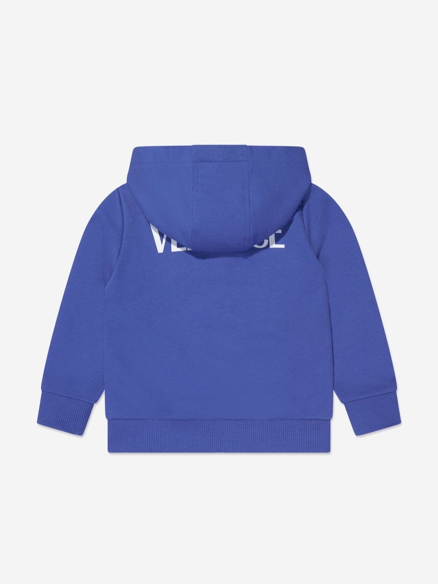 Baby Versace Sweatshirts & Hoodies | Baby Boys La Greca Zip Up Top In Blue