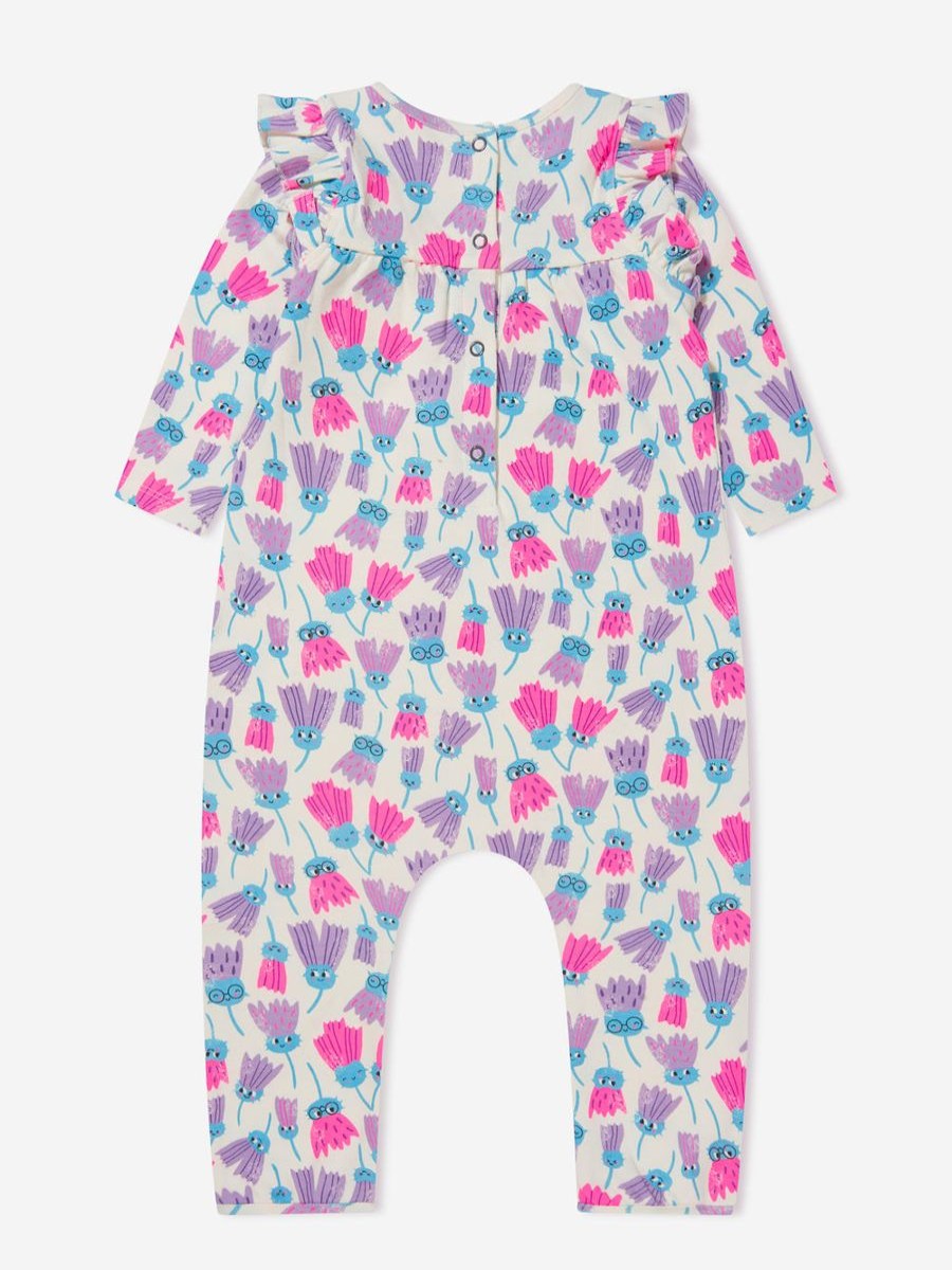 Baby The Bonnie Mob Babygrows & Rompers | The Bonnie Mob - Girls Organic Cotton Lizzie Romper | Childsplay Clothing