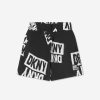 Teen DKNY Swimwear | Dkny - Boys Logo Print Swim Shorts In Black | Childsplay Clothing