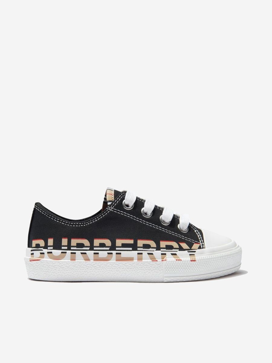 Girls Burberry Kids Sneakers | Burberry Kids - Kids Mini Larkhall Lace Up Trainers | Childsplay Clothing