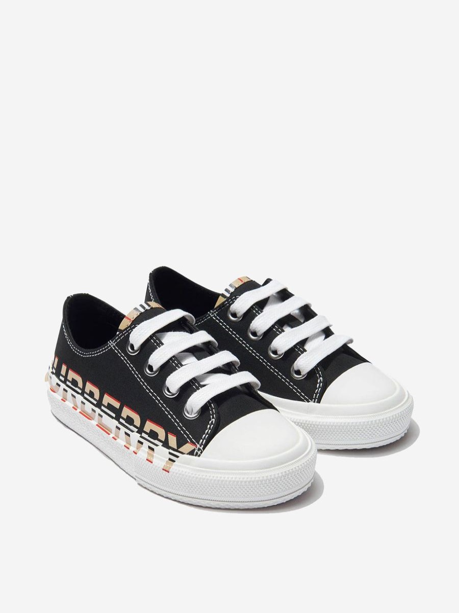 Girls Burberry Kids Sneakers | Burberry Kids - Kids Mini Larkhall Lace Up Trainers | Childsplay Clothing