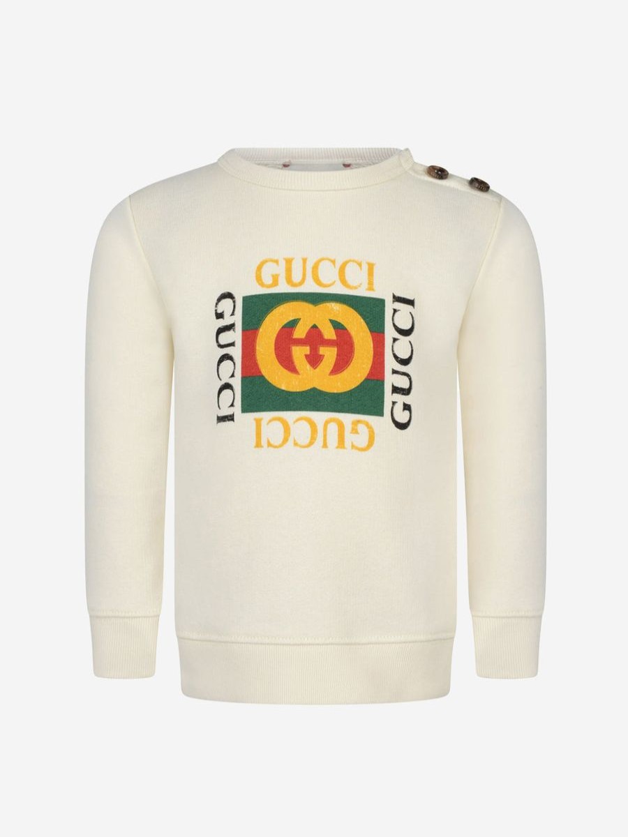 Baby Gucci Kids Sweatshirts & Hoodies | Baby Logo Print Sweatshirt