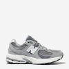 Girls New Balance Sneakers | New Balance - Kids 2002 Lace Up Logo Trainers In Grey | Childsplay Clothing