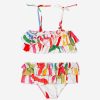 Girls Emilio Pucci Swimwear | Girls Marmo Ruffle Bikini In Multicolour