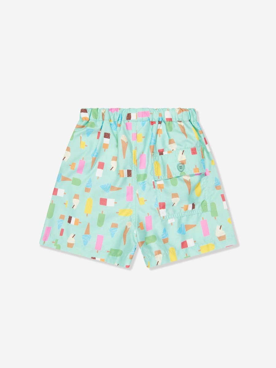 Baby Rachel Riley Swimwear | Baby Boys Ice Lolly Swim Shorts In Blue