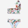 Teen Molo Swimwear | Girls Tropical Nola Asymmetrical Bikini In Multicolour