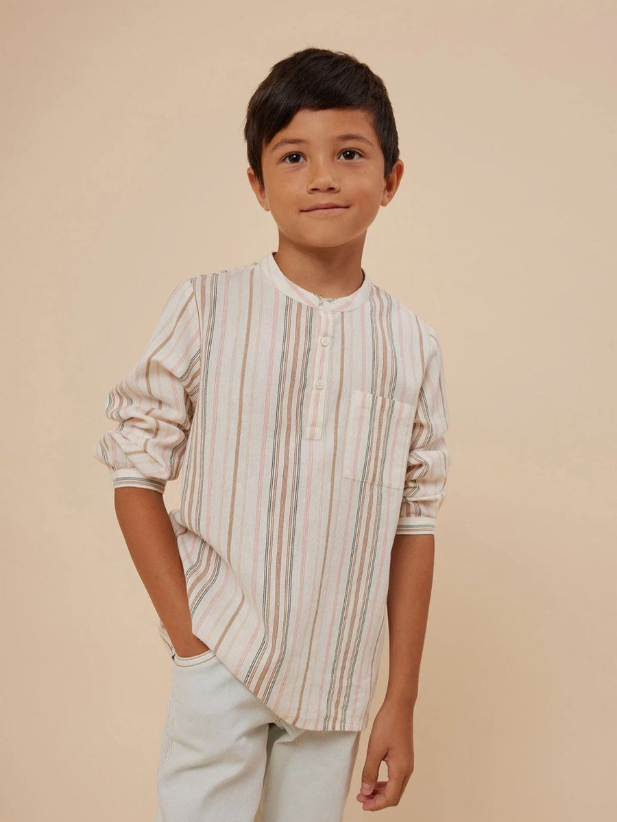 Teen Bonpoint Shirts | Boys Artiste Shirt In Multicolour