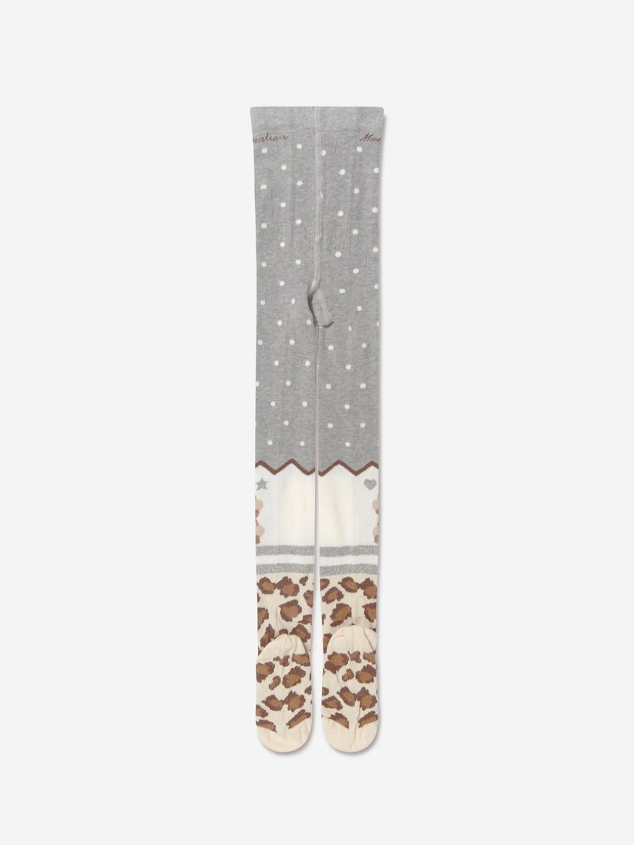 Teen Monnalisa Accessories | Monnalisa - Girls Chip And Dale Tights | Childsplay Clothing