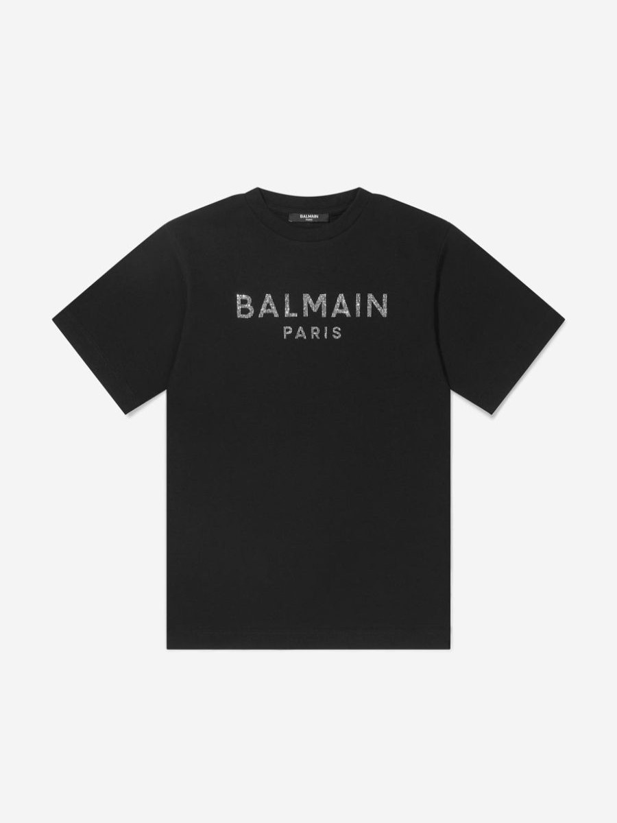 Teen Balmain Sweatshirts & Hoodies | Balmain - Girls Wool Logo Dress | Childsplay Clothing