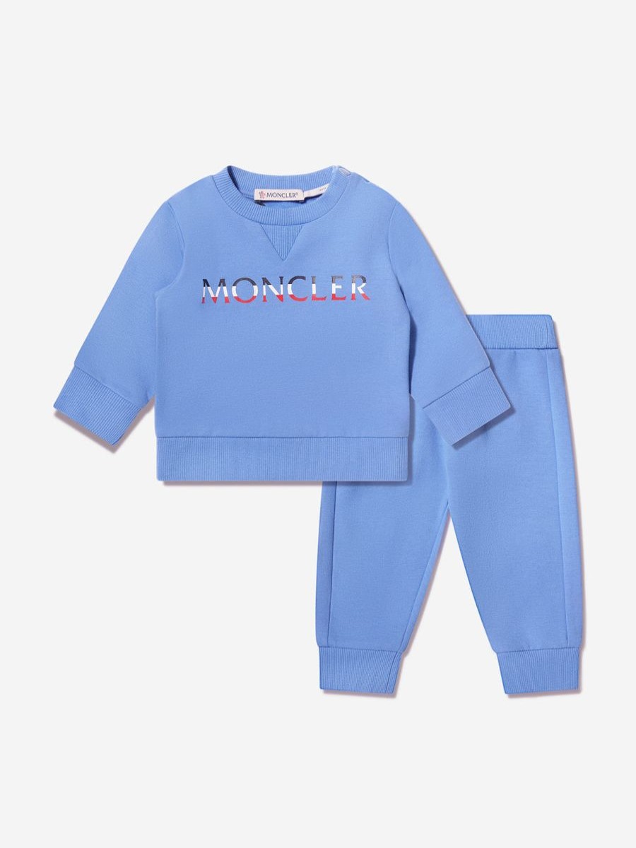 Baby Moncler Enfant Tracksuits | Baby Boys Logo Tracksuit In Blue