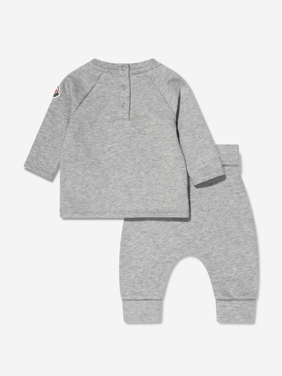 Girls Moncler Enfant Tracksuits | Baby T-Shirt And Pants Set In Grey