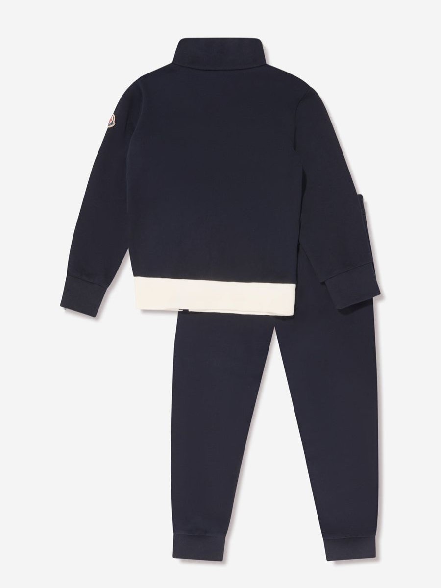 Teen Moncler Enfant Shorts | Boys Logo Tracksuit In Navy