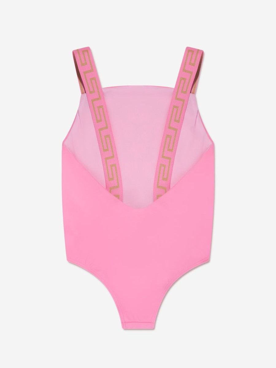 Teen Versace Swimwear | Girls Medusa Logo Swimming Costume In Pink