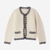 Girls Bonpoint Jumpers & Cardigans | Girls Fanette Cardigan In Ivory