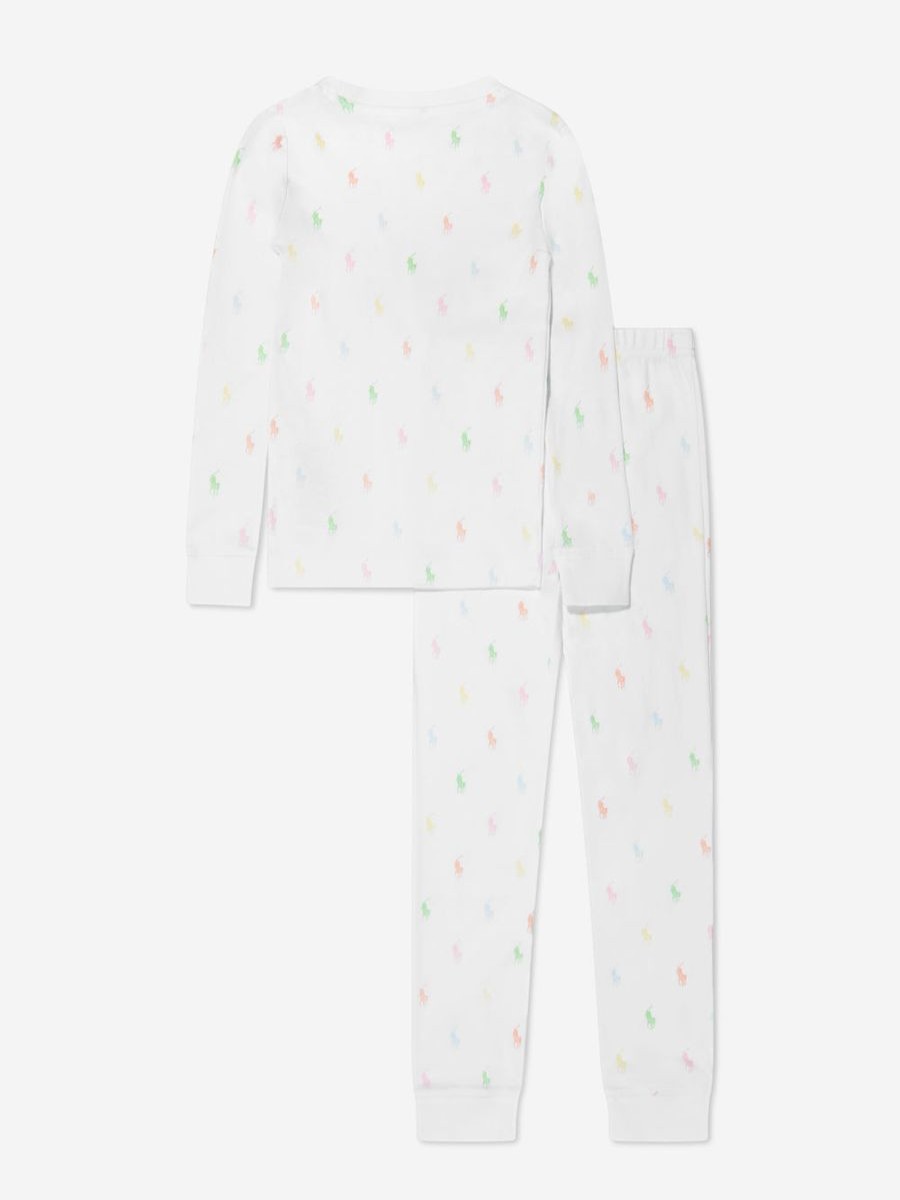 Girls Ralph Lauren Kids Nightwear & Pyjamas | Girls Logo Pyjama Set In White