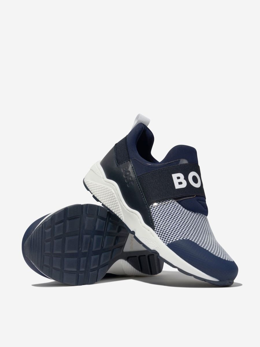 Teen BOSS Footwear | Boss - Boys Branded Slip On Trainers | Childsplay Clothing