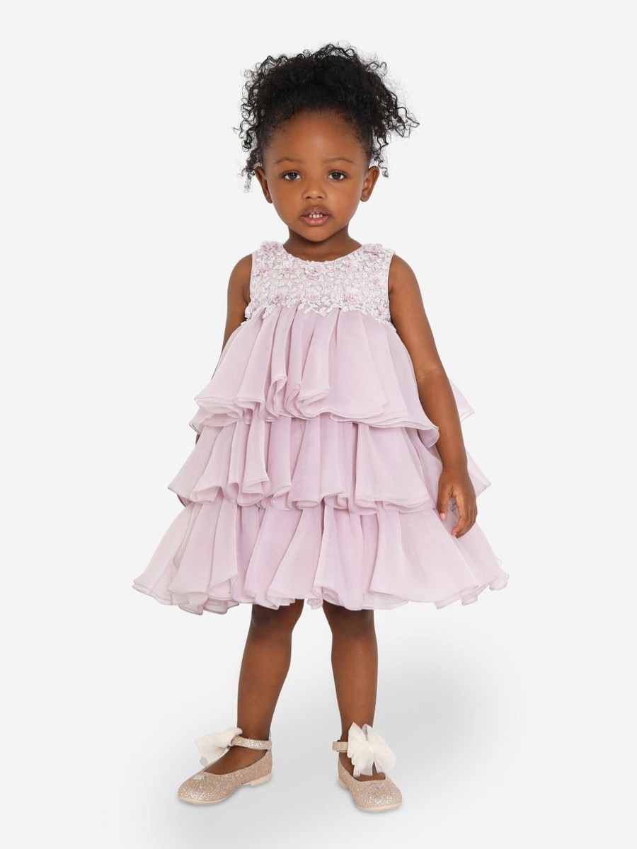 Teen Maison Ava Dresses | Girls Lumi Dress In Misty Lavender