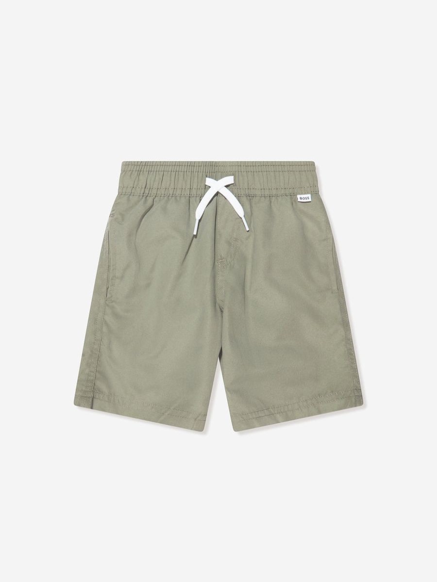 Teen BOSS Swimwear | Boys Swim Shorts In Green