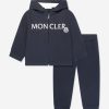 Girls Moncler Enfant Tracksuits | Baby Logo Tracksuit In Navy