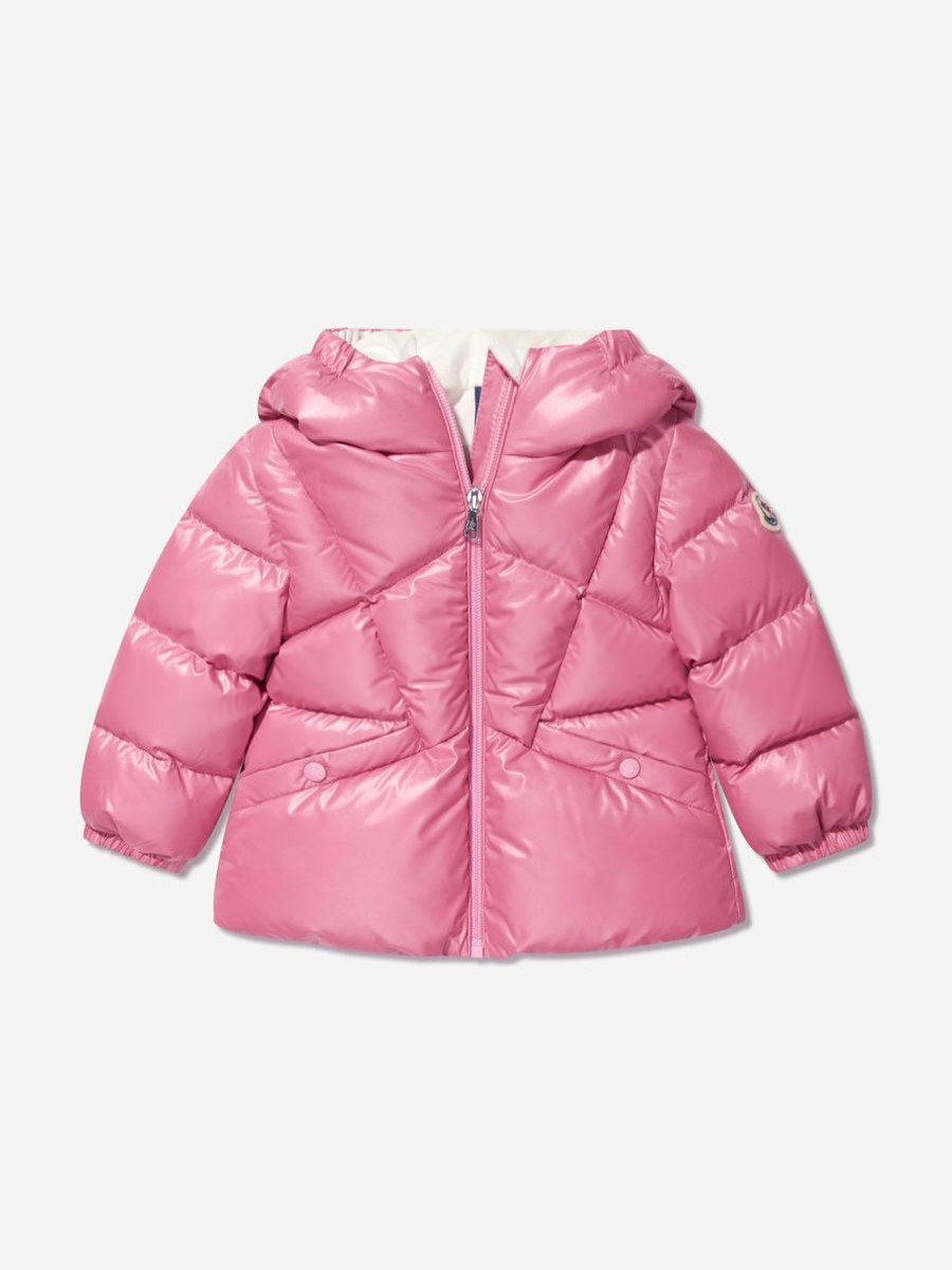 Baby Moncler Enfant Coats & Jackets | Baby Girls Down Padded Seine Short Parka In Pink