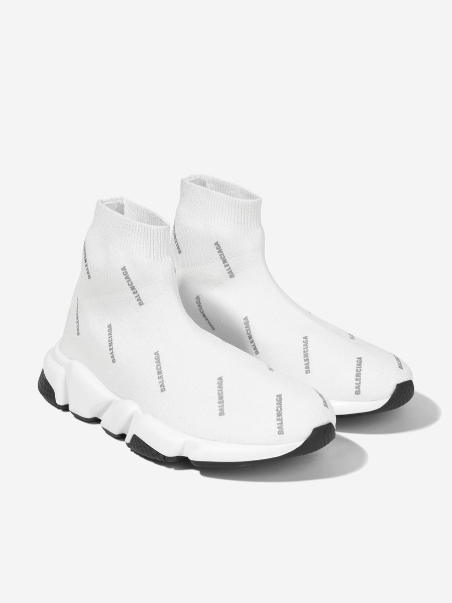 Girls Balenciaga Kids Sneakers | Kids Logo Speed Trainers