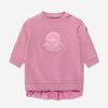 Baby Moncler Enfant Dresses | Baby Girls Logo Sweater Dress In Pink