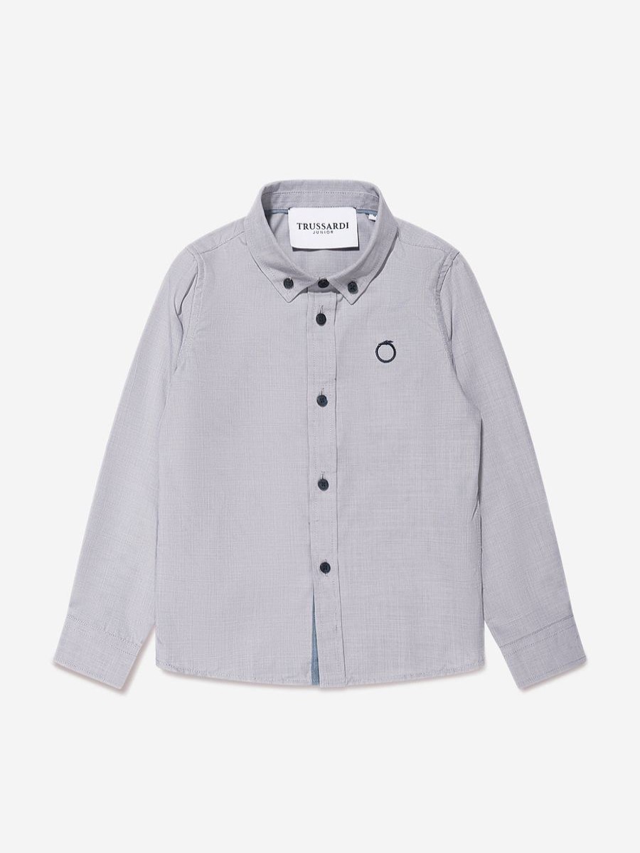 Teen Trussardi Shirts | Boys Rahill Shirt In Grey