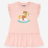 Baby Moschino Kids Dresses | Baby Girls Teddy Rocking Horse Dress In Pink