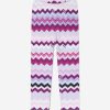 Girls Missoni Leggings | Girls Zigzag Leggings In Pink