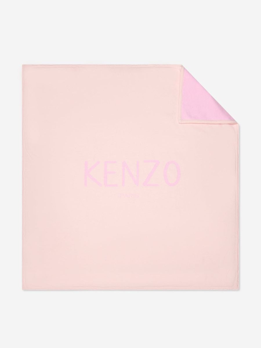 Baby KENZO KIDS Blankets | Baby Girls Logo Blanket In Pink