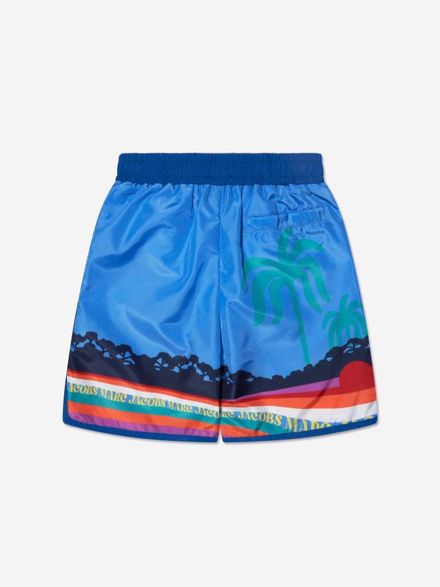 Teen MARC JACOBS Swimwear | Boys Landscape Swim Shorts In Blue