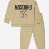 Baby Moschino Kids Tracksuits | Baby Boys Milano Logo Tracksuit In Brown