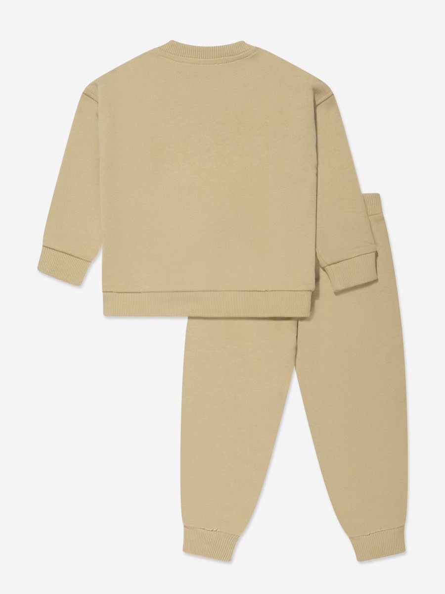 Baby Moschino Kids Tracksuits | Baby Boys Milano Logo Tracksuit In Brown