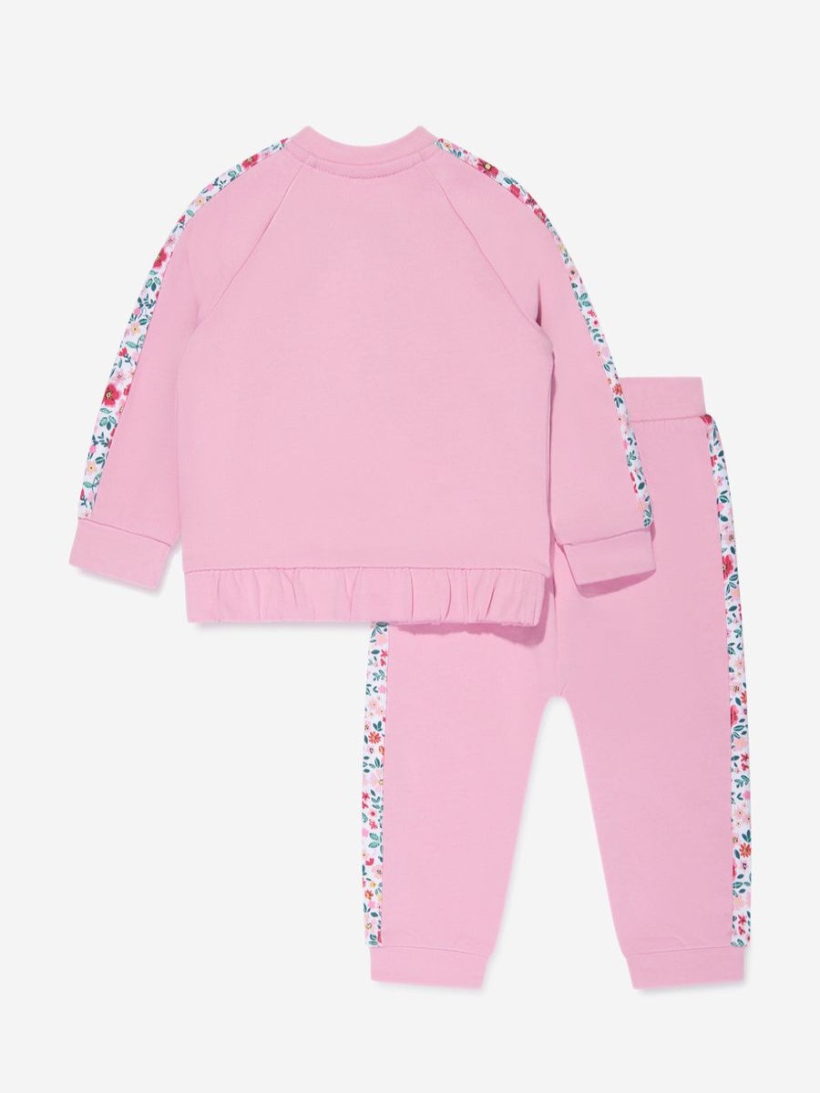 Baby Guess Tracksuits | Baby Girls Tracksuit In Pink