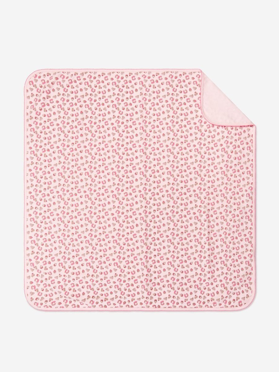 Baby Rachel Riley Blankets | Baby Girls Cupcake Blanket In Pink