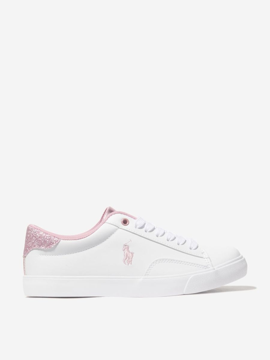 Teen Ralph Lauren Kids Footwear | Girls Theron V Trainers In White