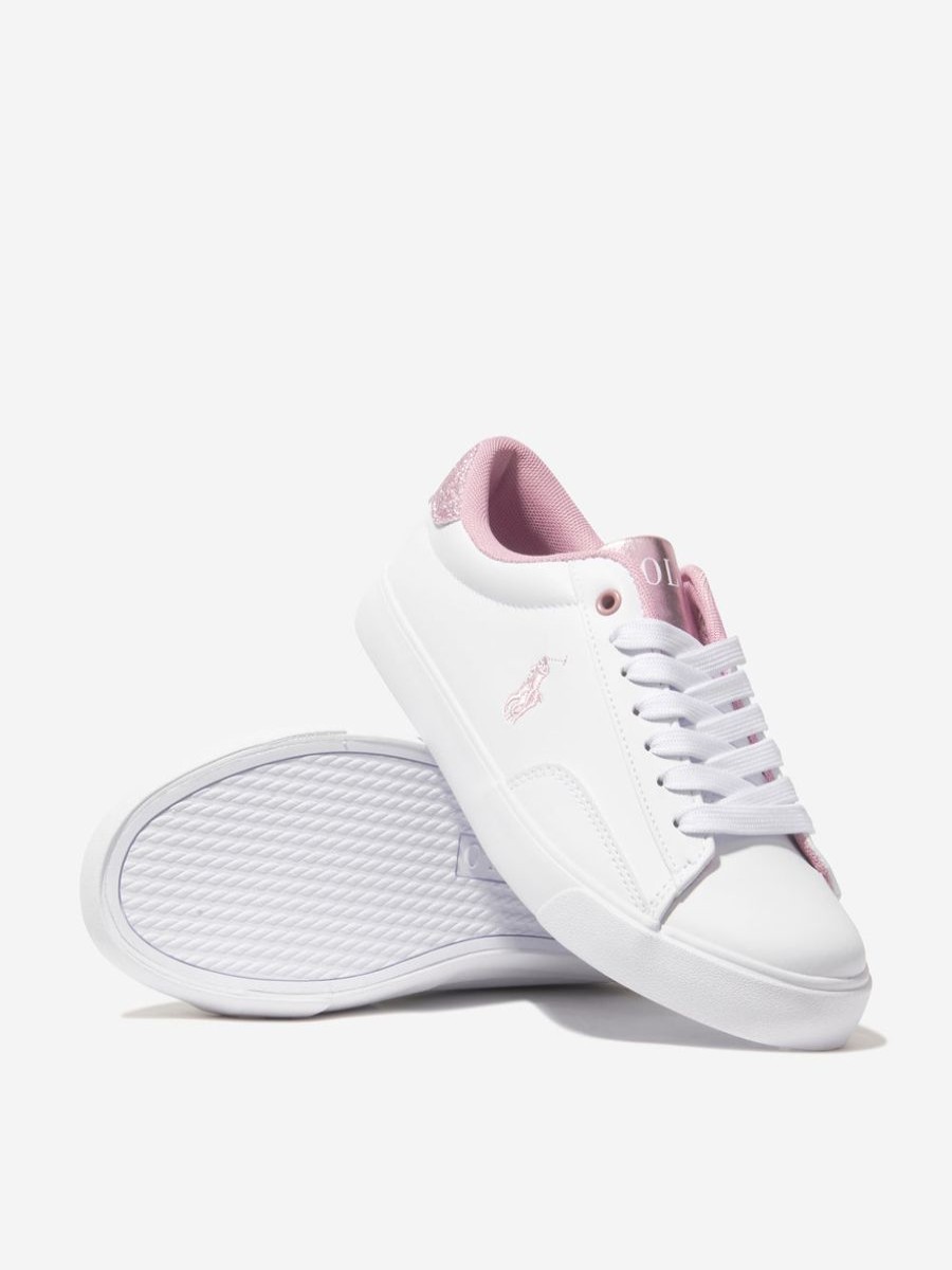 Teen Ralph Lauren Kids Footwear | Girls Theron V Trainers In White