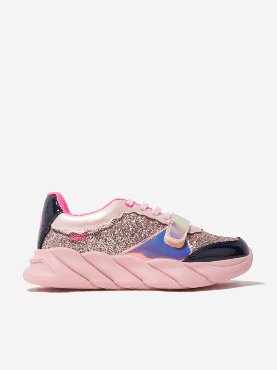 Girls Billieblush Sneakers | Girls Glitter Trainers In Multicolour