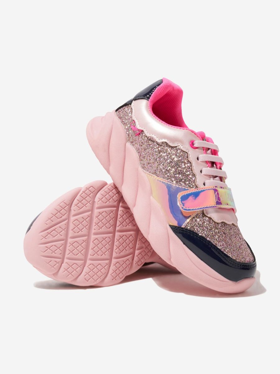 Girls Billieblush Sneakers | Girls Glitter Trainers In Multicolour