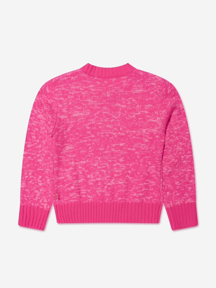 Teen Billieblush Sweatshirts & Hoodies | Girls Knitted Cardigan In Pink